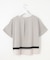 【洗える】パネルボーダー Tシャツ
