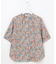 【洗える】LIBERTY バンドカラー ブラウス