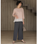 【洗える・吸水速乾・接触冷感・セットアップ対応】Light ジョーゼット ワイド パンツ