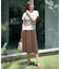 【WEB限定カラーあり・洗える・抗菌防臭】COTTON POLYESTER ボーダー 襟付き ニット