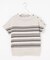 【WEB限定カラーあり・洗える・抗菌防臭】COTTON POLYESTER ボーダー 襟付き ニット