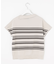 【WEB限定カラーあり・洗える・抗菌防臭】COTTON POLYESTER ボーダー 襟付き ニット