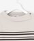 【WEB限定カラーあり・洗える・抗菌防臭】COTTON POLYESTER ボーダー 襟付き ニット