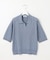 【洗える・抗菌防臭】COTTON POLYESTER ポロ ニット