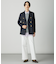 【洗える】BASIC STRETCH DENIM ワイド ストレート デニム