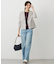 【洗える】BASIC STRETCH DENIM ワイド ストレート デニム