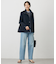 【洗える】BASIC STRETCH DENIM ワイド ストレート デニム