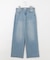 【洗える】BASIC STRETCH DENIM ワイド ストレート デニム
