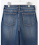 【洗える】BASIC STRETCH DENIM ワイド ストレート デニム