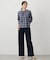 【洗える】BASIC STRETCH DENIM ワイド ストレート デニム