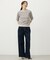 【洗える】BASIC STRETCH DENIM ワイド ストレート デニム