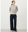 【洗える】BASIC STRETCH DENIM ワイド ストレート デニム