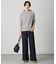 【洗える】BASIC STRETCH DENIM ワイド ストレート デニム