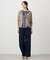 【洗える】BASIC STRETCH DENIM ワイド ストレート デニム