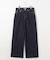 【洗える】BASIC STRETCH DENIM ワイド ストレート デニム
