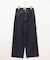 【洗える】BASIC STRETCH DENIM ワイド ストレート デニム