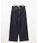 【洗える】BASIC STRETCH DENIM ワイド ストレート デニム