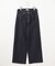 【洗える】BASIC STRETCH DENIM ワイド ストレート デニム
