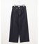 【洗える】BASIC STRETCH DENIM ワイド ストレート デニム