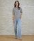 【洗える】BASIC STRETCH DENIM ボーイフィット デニム