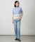 【洗える】BASIC STRETCH DENIM ボーイフィット デニム