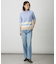 【洗える】BASIC STRETCH DENIM ボーイフィット デニム