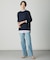 【洗える】BASIC STRETCH DENIM ボーイフィット デニム