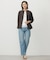 【洗える】BASIC STRETCH DENIM ボーイフィット デニム