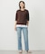 【洗える】BASIC STRETCH DENIM ボーイフィット デニム