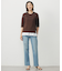 【洗える】BASIC STRETCH DENIM ボーイフィット デニム