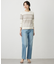 【洗える】BASIC STRETCH DENIM ボーイフィット デニム