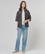 【洗える】BASIC STRETCH DENIM ボーイフィット デニム