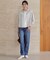 【洗える】BASIC STRETCH DENIM ボーイフィット デニム