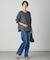 【洗える】BASIC STRETCH DENIM ボーイフィット デニム