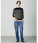 【洗える】BASIC STRETCH DENIM ボーイフィット デニム