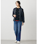 【洗える】BASIC STRETCH DENIM ボーイフィット デニム
