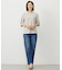 【洗える】BASIC STRETCH DENIM ボーイフィット デニム