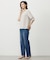 【洗える】BASIC STRETCH DENIM ボーイフィット デニム
