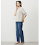 【洗える】BASIC STRETCH DENIM ボーイフィット デニム