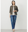 【洗える】BASIC STRETCH DENIM ボーイフィット デニム