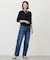 【洗える】BASIC STRETCH DENIM ボーイフィット デニム
