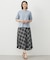 【WEB限定カラーあり・洗える】SOFT SHEER チェック フレア スカート