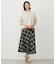 【WEB限定カラーあり・洗える】SOFT SHEER チェック フレア スカート