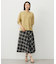【WEB限定カラーあり・洗える】SOFT SHEER チェック フレア スカート