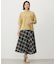 【WEB限定カラーあり・洗える】SOFT SHEER チェック フレア スカート