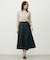 【WEB限定カラーあり・洗える】SOFT SHEER チェック フレア スカート