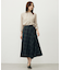 【WEB限定カラーあり・洗える】SOFT SHEER チェック フレア スカート