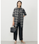 【WEB限定カラーあり・洗える】SOFT SHEER チェック ロング シャツ