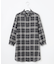 【WEB限定カラーあり・洗える】SOFT SHEER チェック ロング シャツ