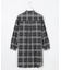【WEB限定カラーあり・洗える】SOFT SHEER チェック ロング シャツ